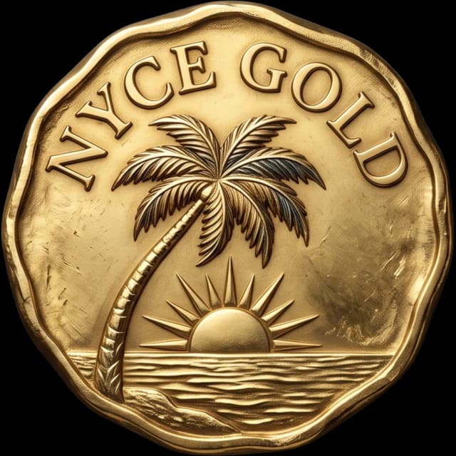 The Nyce Gold coin emblem
